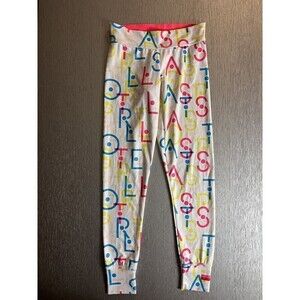 Adidas By Stella McCartney Multicoloured Logo Print Leggings XS 27" Inseam